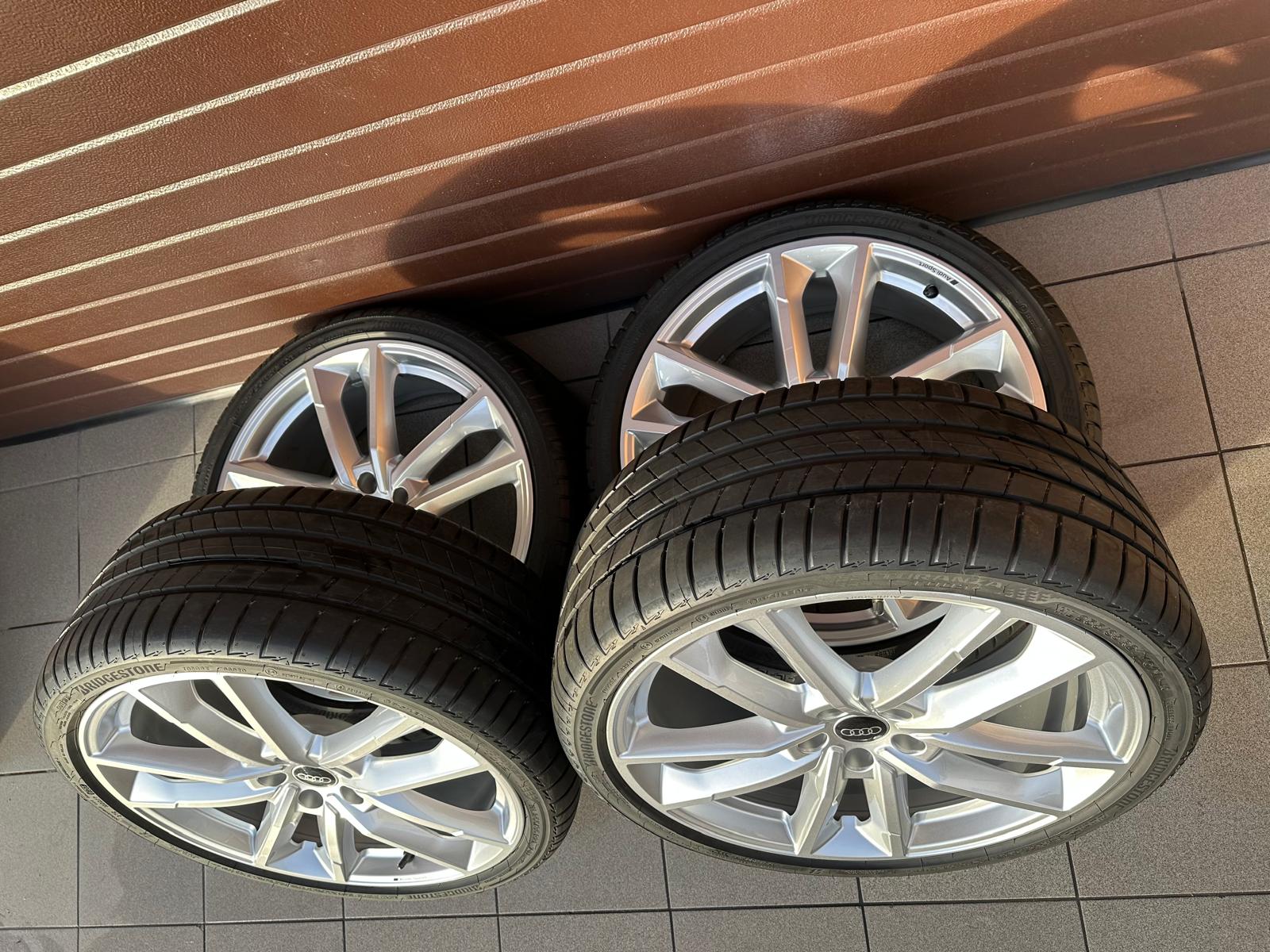 Original A6 Wheels with tires Pirelli 255/35r21 - Image 5