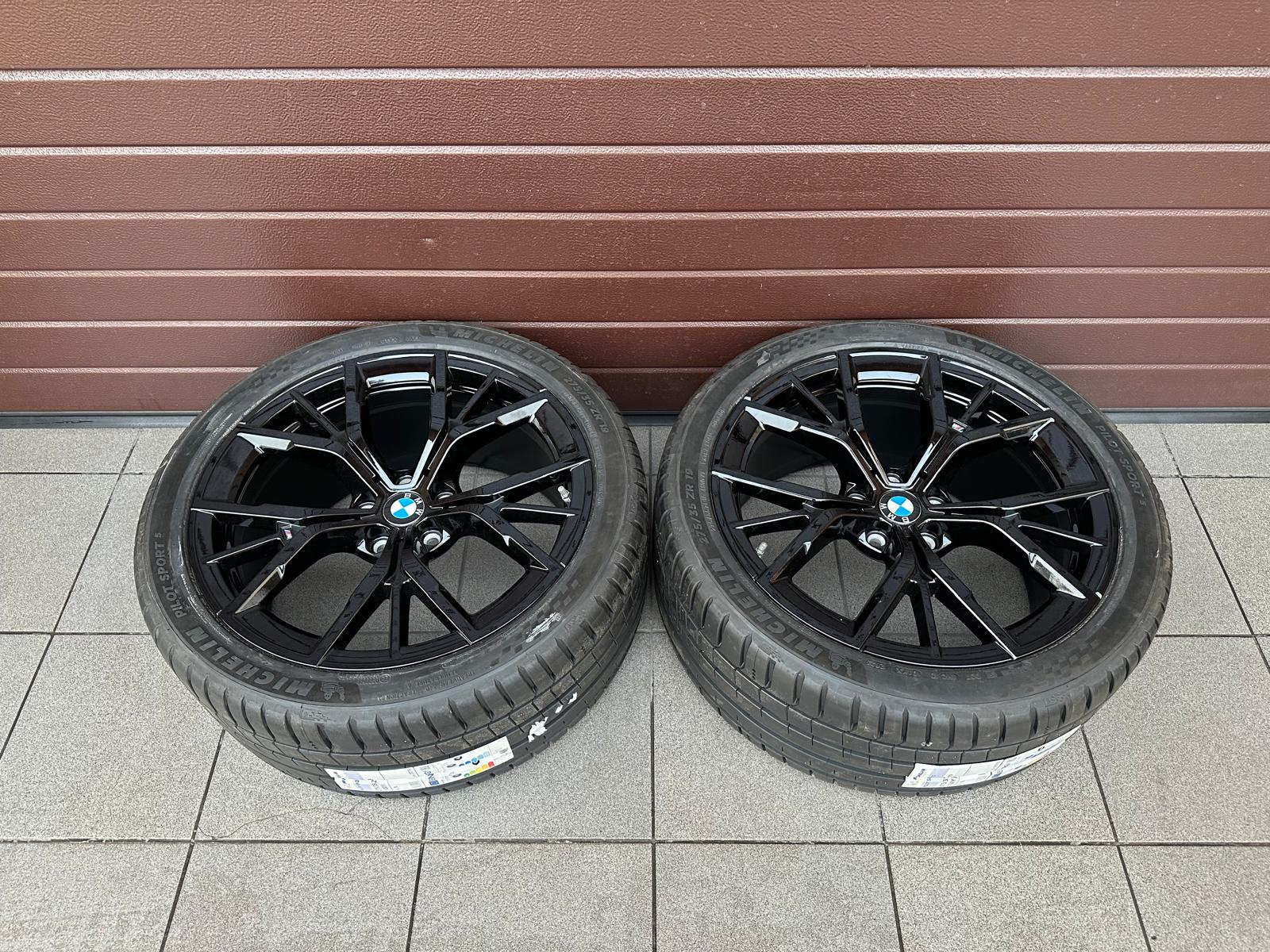 Original G30 G31 Lci M Y-Speiche 845 jet black rims with pressure sensors r19 - Image 6