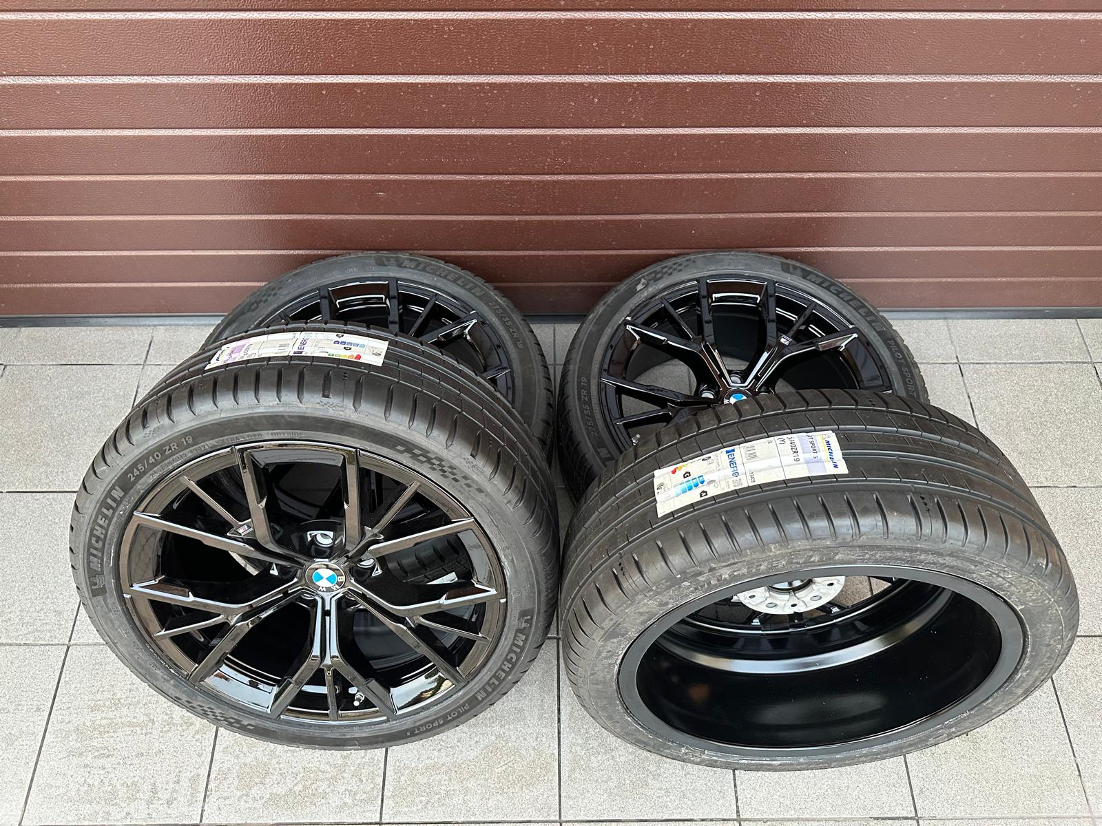 Original G30 G31 Lci M Y-Speiche 845 jet black rims with pressure sensors r19 - Image 7