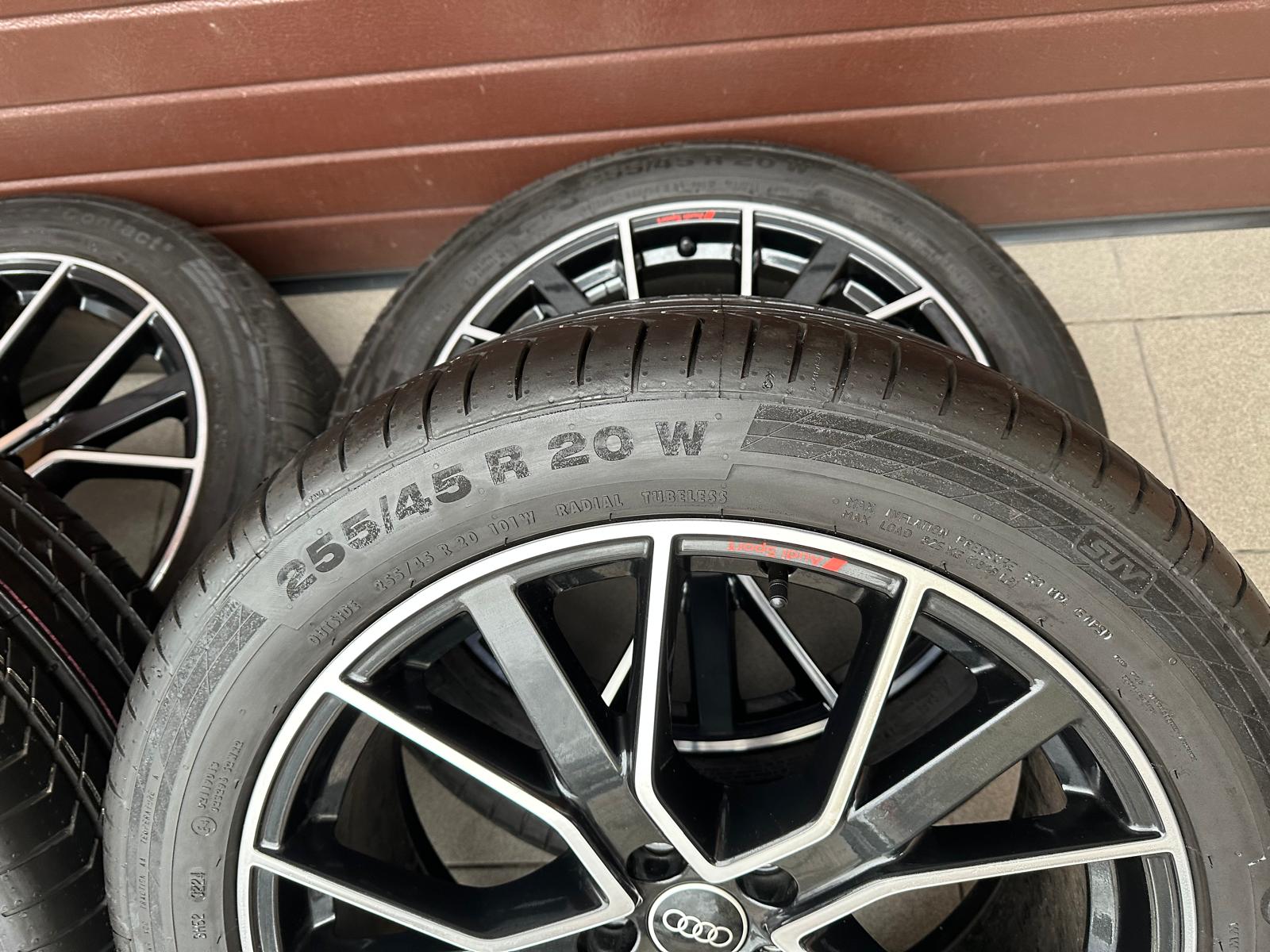 Original Q5 SQ5 Wheels with Continental tires 255/45rR20 - Image 4
