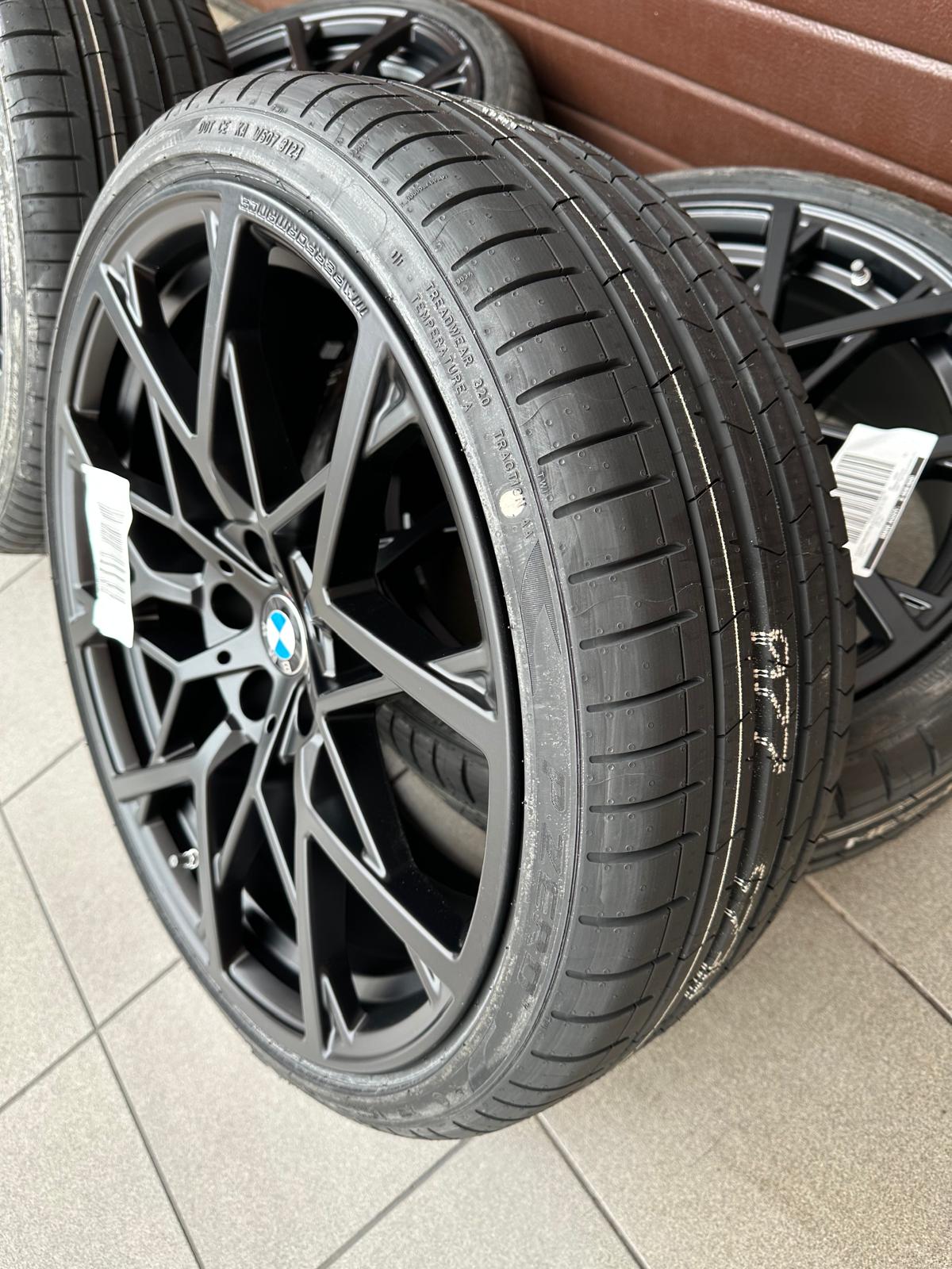 Original G20 G21 G22 G23 G42 M Performance Y-Spoke 795 jet black matt, Wheels with pressure sensors, Pirelli tires New Set r20 - Image 2