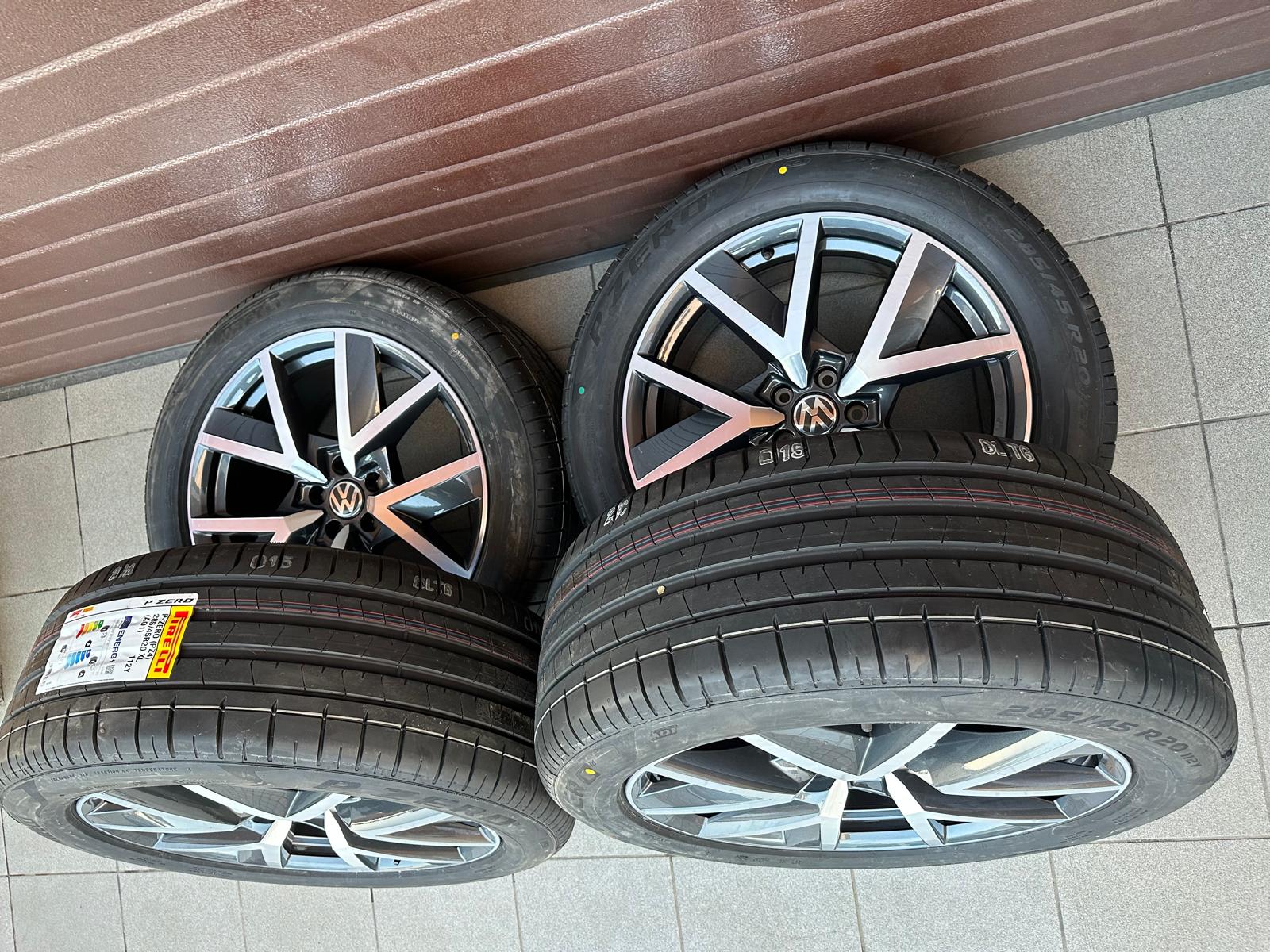 Original Touareg II Facelift Wheels with Tires Pirelli r20 - Image 4