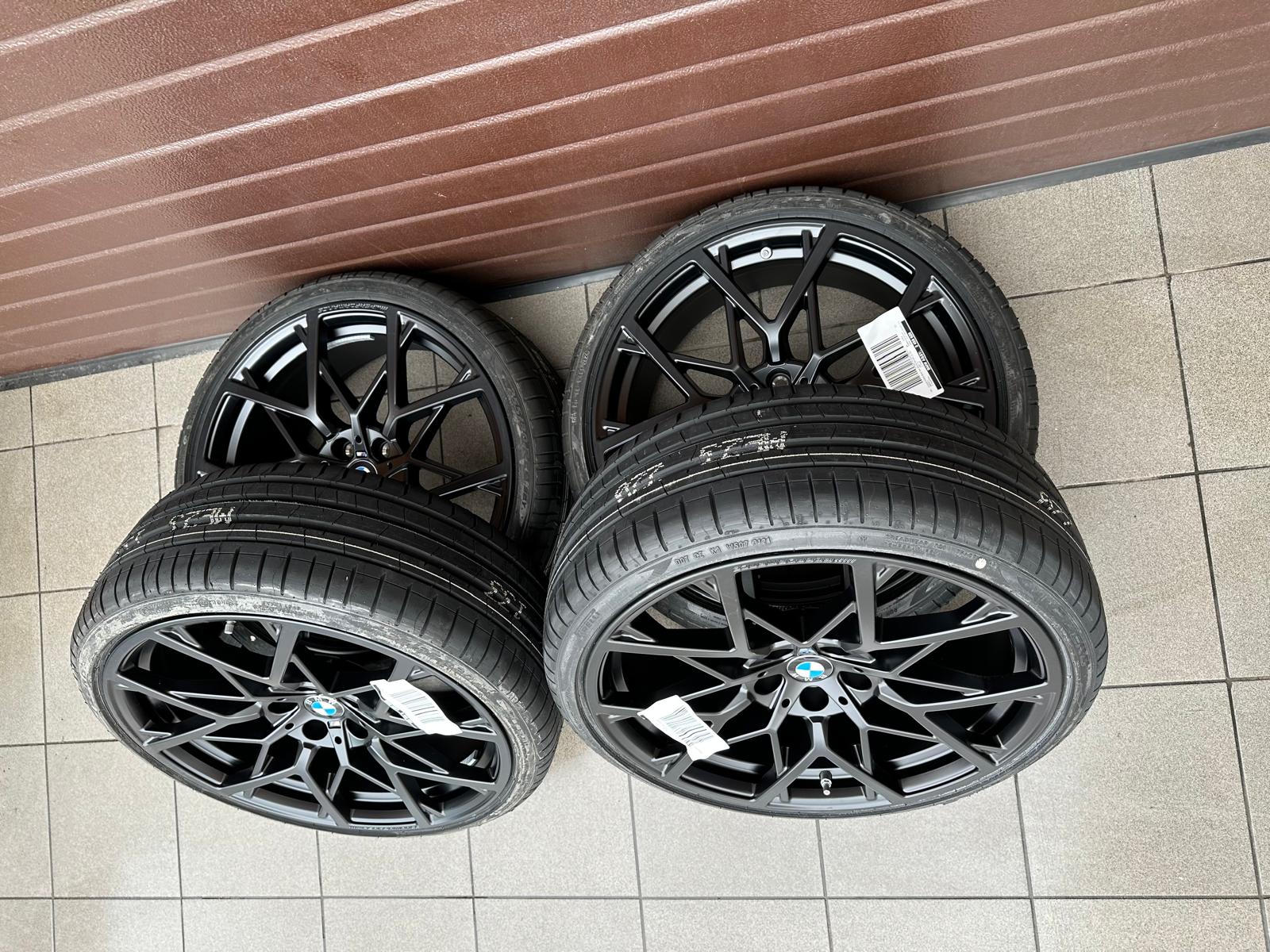 Original G20 G21 G22 G23 G42 M Performance Y-Spoke 795 jet black matt, Wheels with pressure sensors, Pirelli tires New Set r20 - Image 4