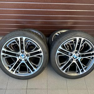 Original X3 F25 X4 F26 M Doppelspeiche 310, Wheels with pressure sensors, summer tires r20