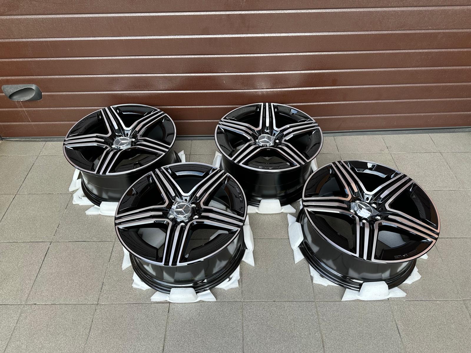 Original Glc W254 AMG 5-twin-spoke black wheels r20