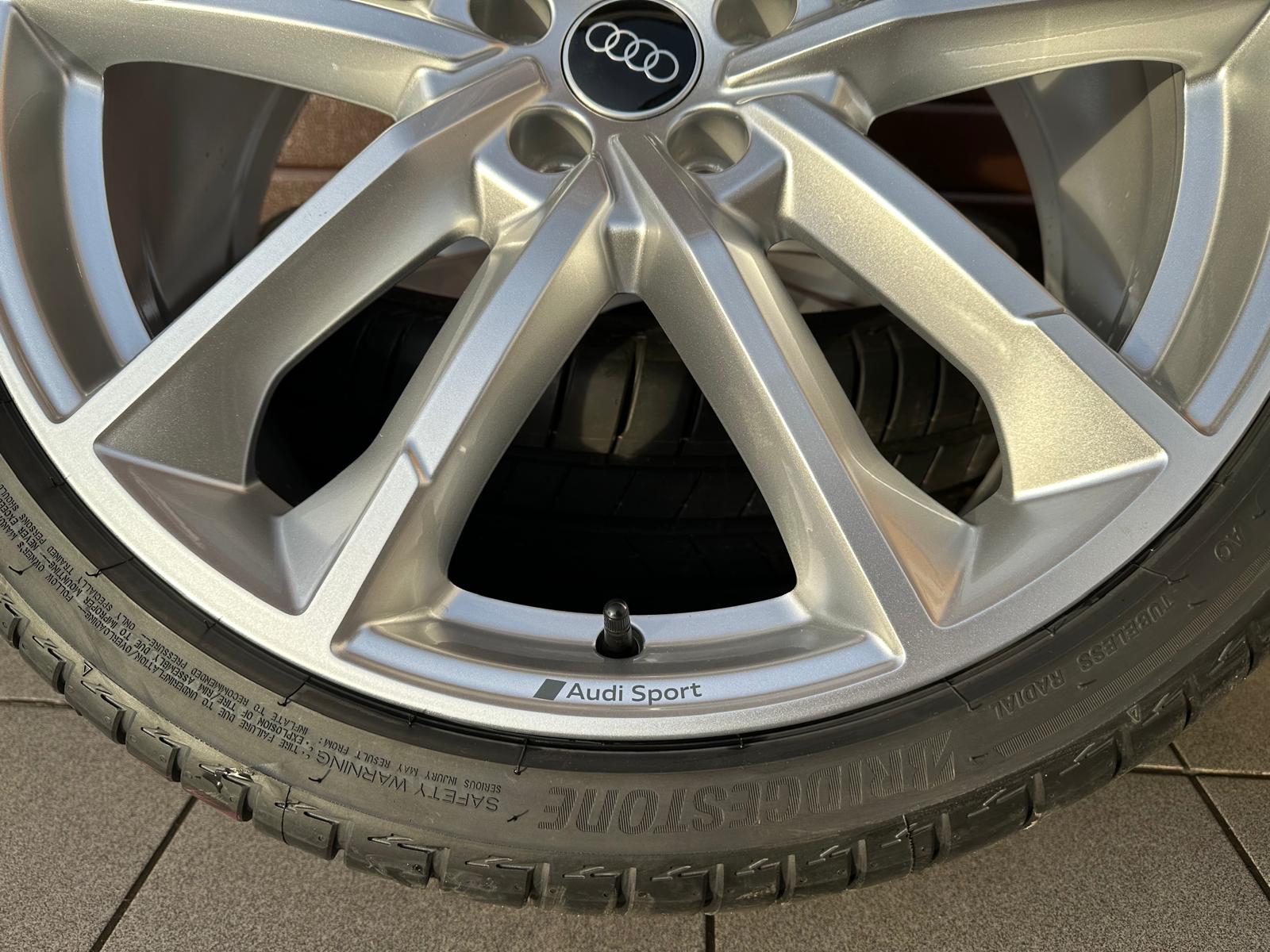 Original A6 Wheels with tires Pirelli 255/35r21 - Image 3