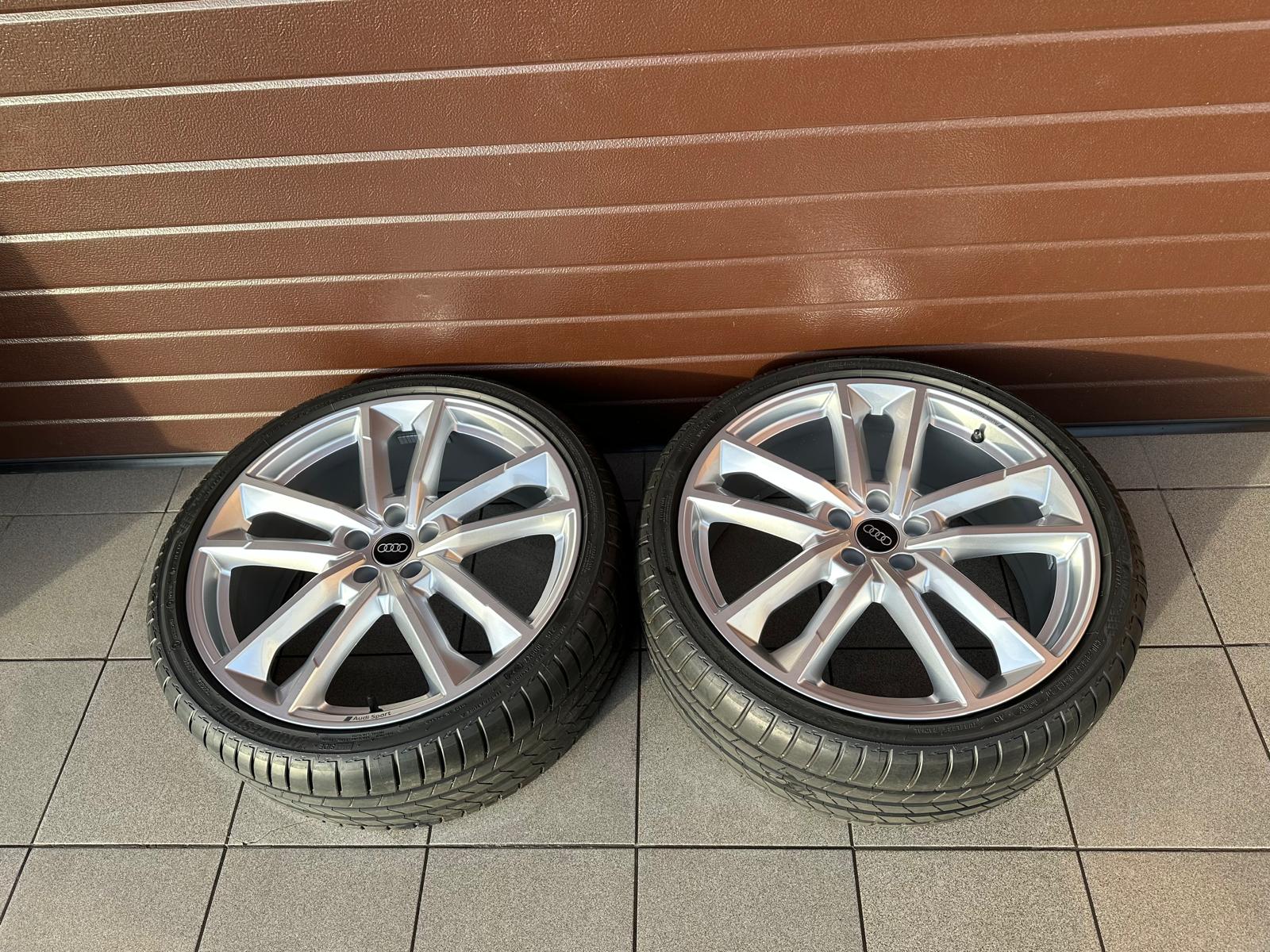 Original A6 Wheels with tires Pirelli 255/35r21 - Image 6