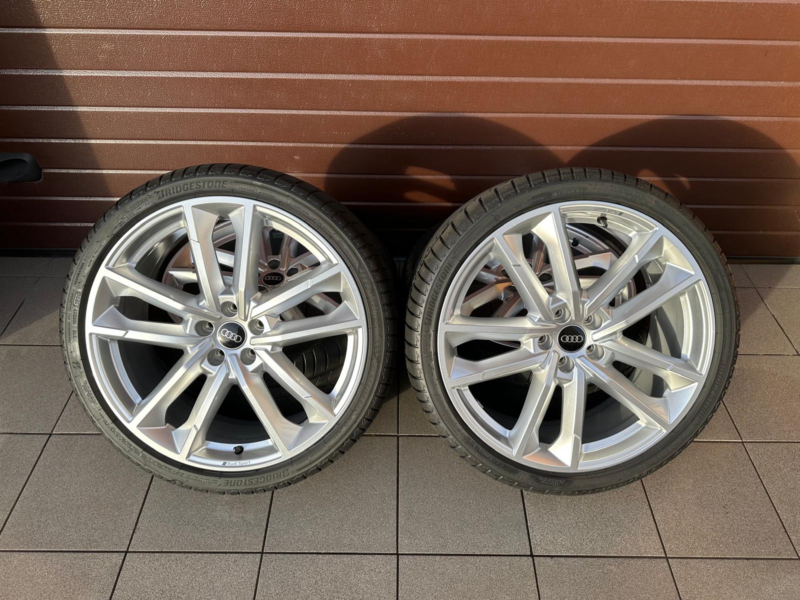 Original A6 Wheels with tires Pirelli 255/35r21