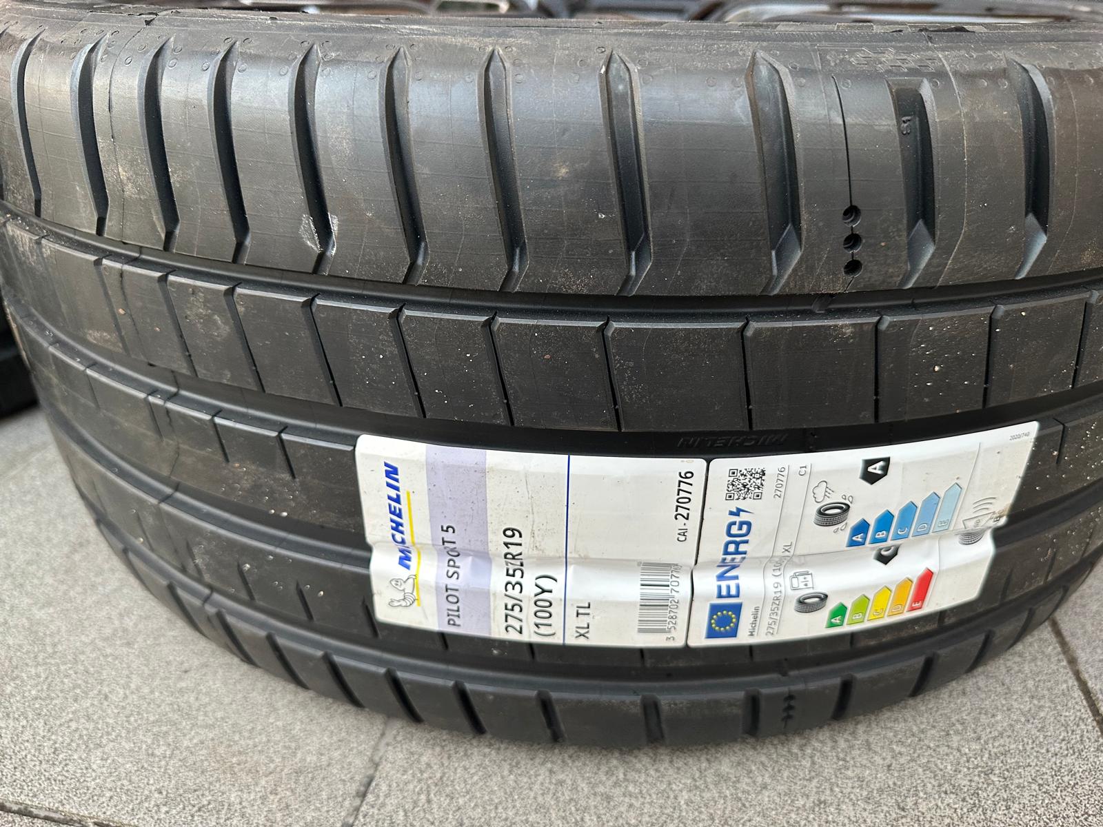 Original G30 G31 Lci M Y-Speiche 845 jet black rims with pressure sensors r19 - Image 5