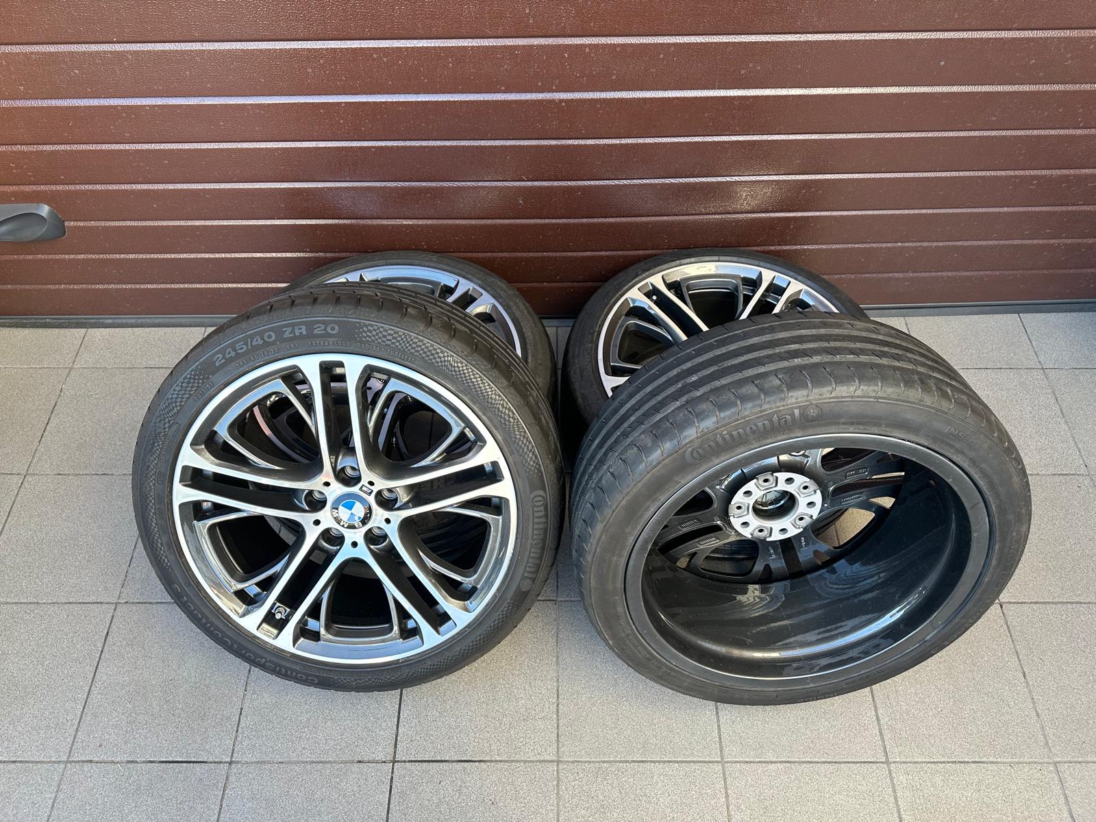 Original X3 F25 X4 F26 M Doppelspeiche 310, Wheels with pressure sensors, summer tires r20 - Image 7
