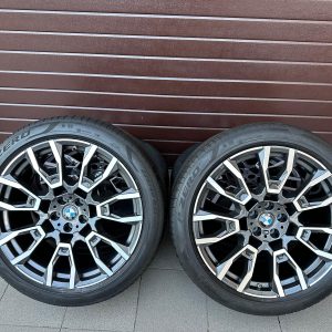 Original X5 G05 X6 G06 LCI Y-Spoke 915 M Wheels with pressure sensors, Pirelli tires r21