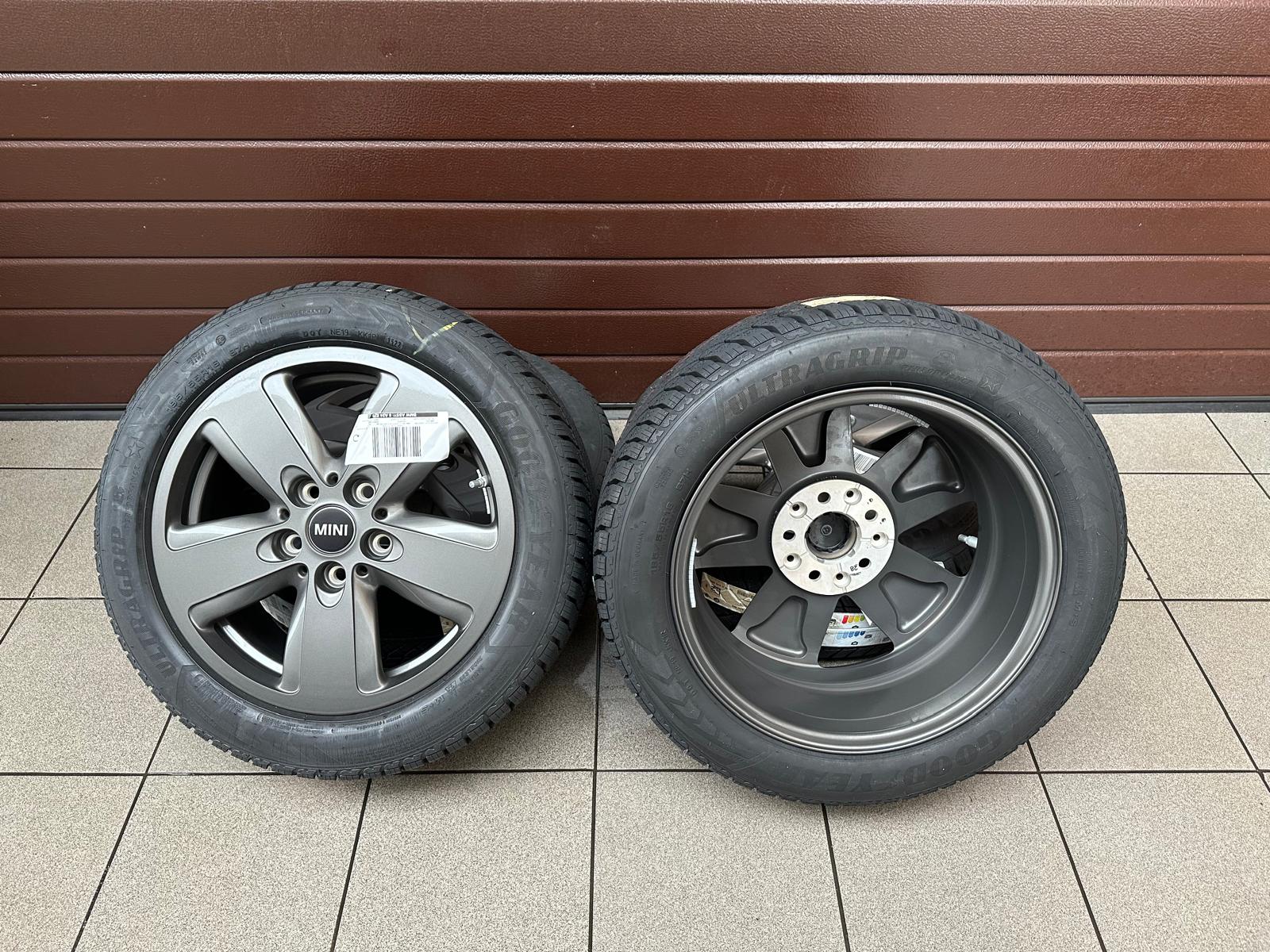 Original Revolite Spoke 517 spectre grey dark metallic F55 F56 F56 Bev F57 Wheels with pressure sensors, Good Year winter tires set r16 - Image 7