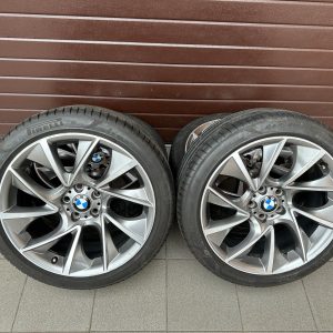 Original F07 GT F01 F02 F04 Turbinenstyling 457 Glanzgedreht, Wheels with Pirelli tires r20