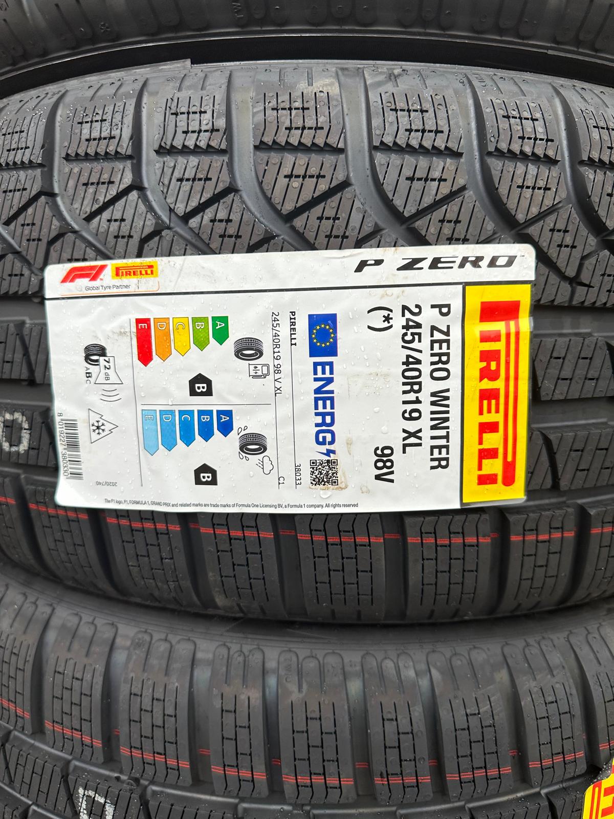 245/40r19 Pirelli winter tires set - Image 2
