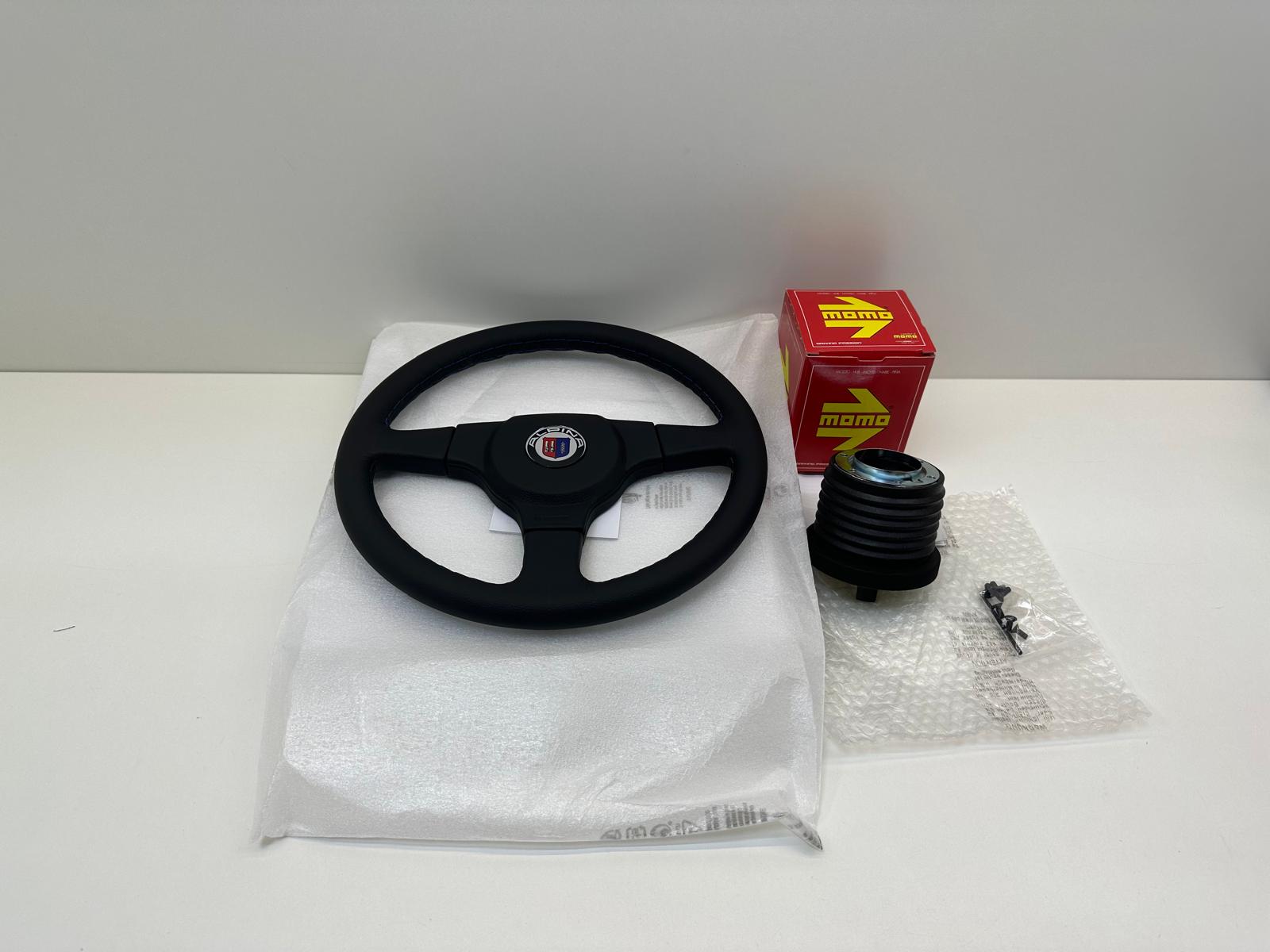Original Alpina MOMO Steering Wheel with all the transitions E9 E3 E12 E21 E24 E23 E28 E31 E36 - Image 2