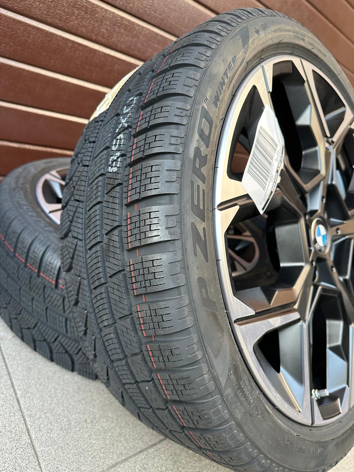 Original X1 U11 X2 U10 M Y-Spoke 872M bicolor (jet black matt) Wheels with pressure sensors, Pirelli winter tires r20 - Image 3