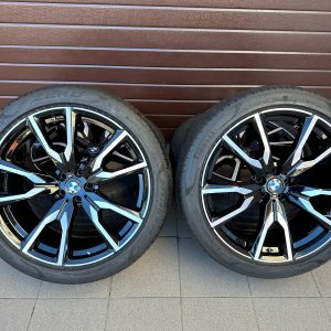 Original G07 X7 V Speiche 755 Wheels with pressure sensors, Pirelli tires r22