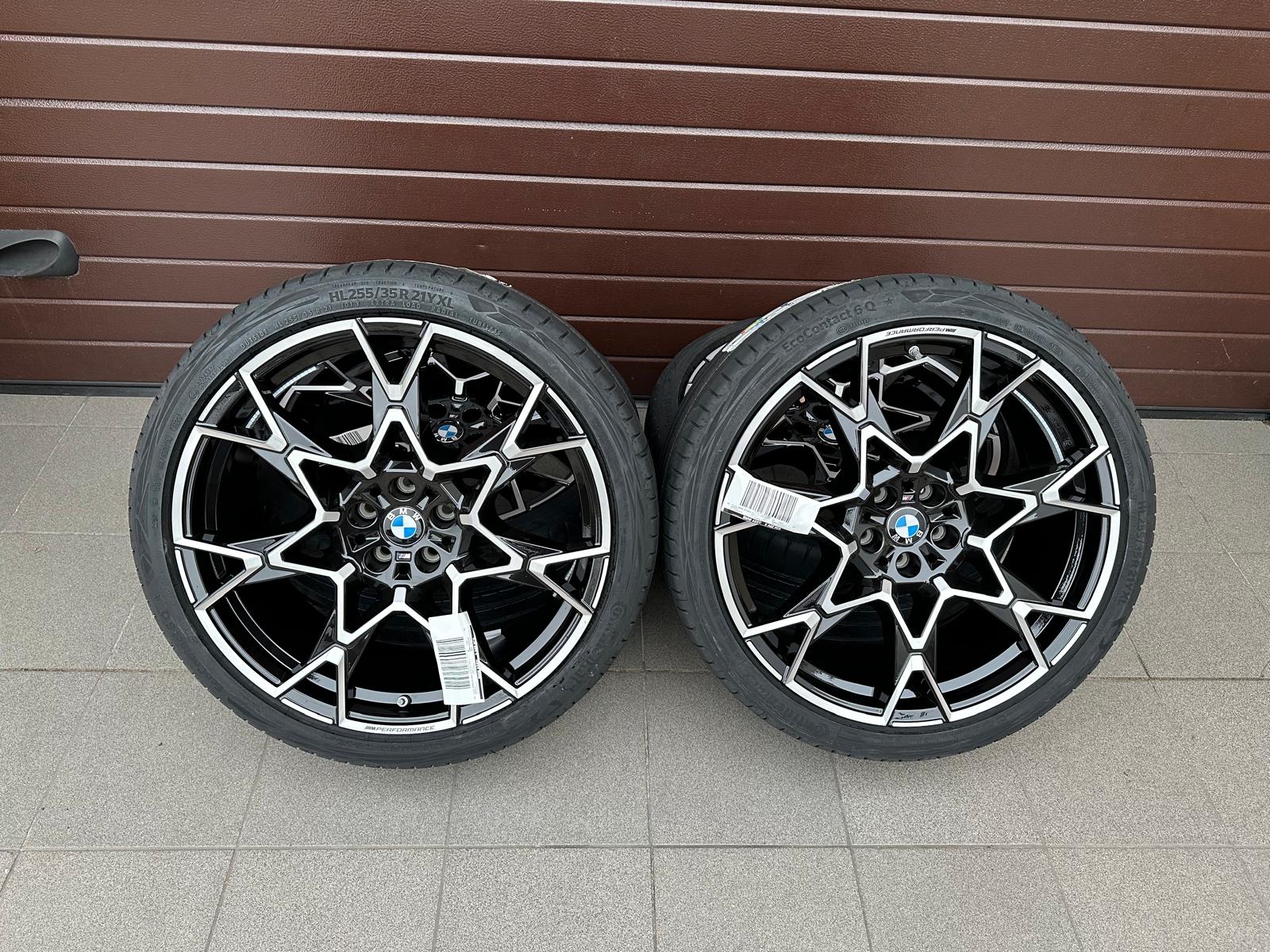 Original G60 G61 i5 M Performance Style 943, Wheels with pressure sensors, Continental r21