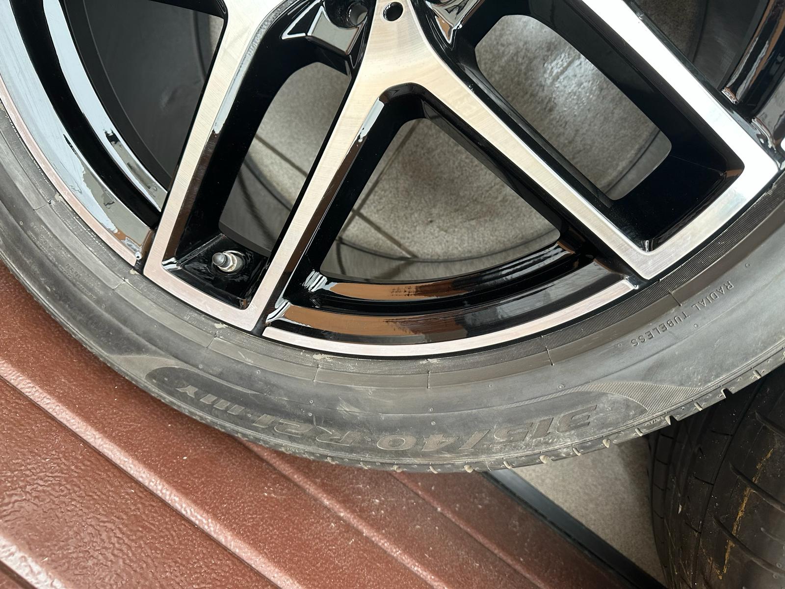 Original AMG GLE Coupe W166 Wheels with pressure sensors, Pirelli tires r21 - Image 5