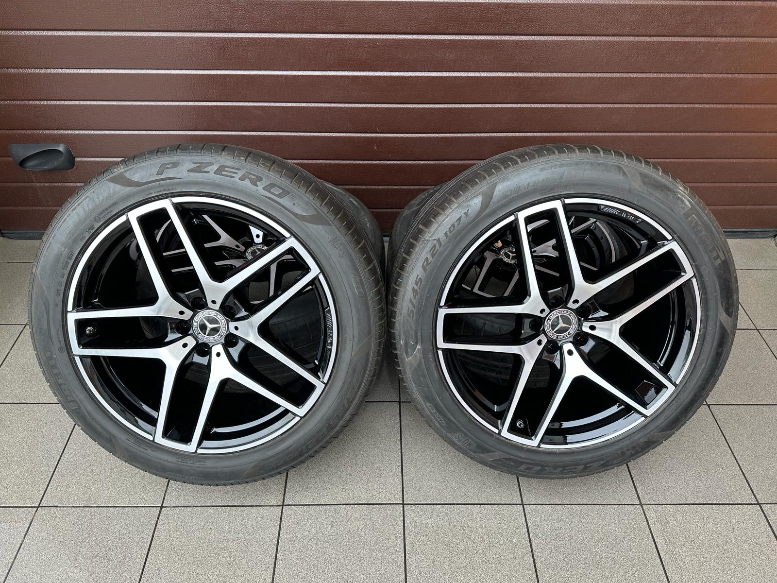 Original AMG GLE Coupe W166 Wheels with pressure sensors, Pirelli tires r21