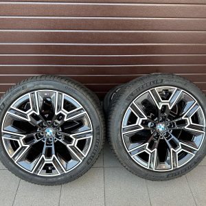 Original G60 G61 M Aerodynamic 939 bicolor (midnight grey / polished) Wheels with pressure sensors, winter tires Michelin r20