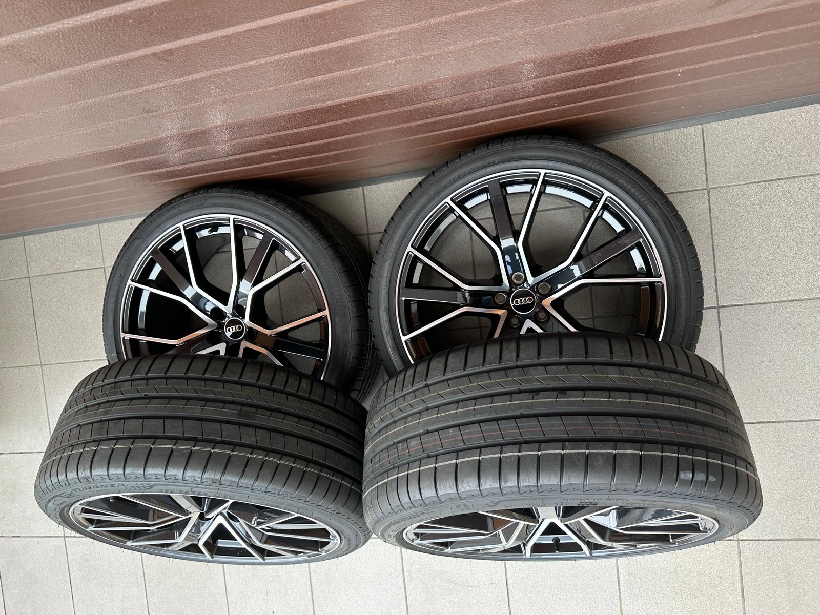 Original SQ7 Wheels with Bridgestone tires R22 - Image 3