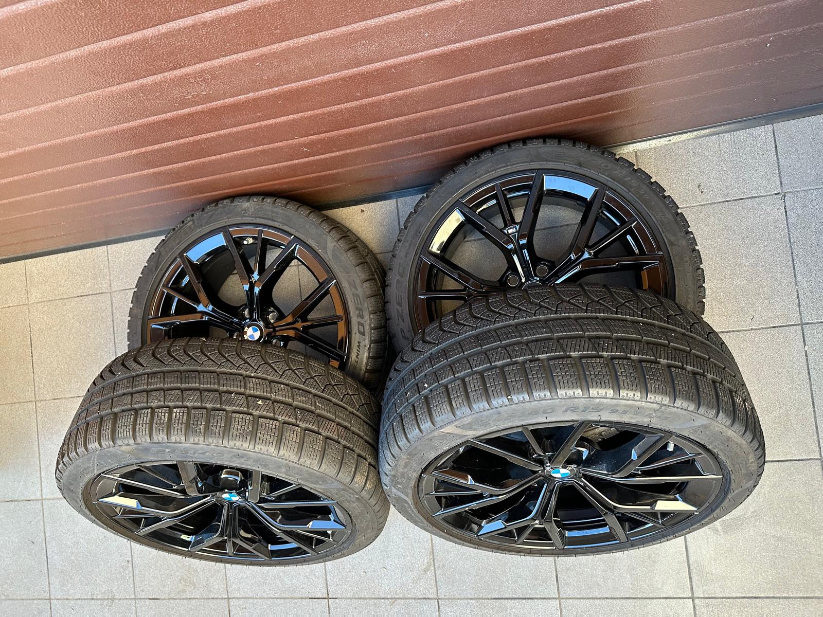 Original G30 G31 Lci M Y-Spoke 845 jet black Wheels With pressure sensors, Pirelli winter tires r19 - Image 2