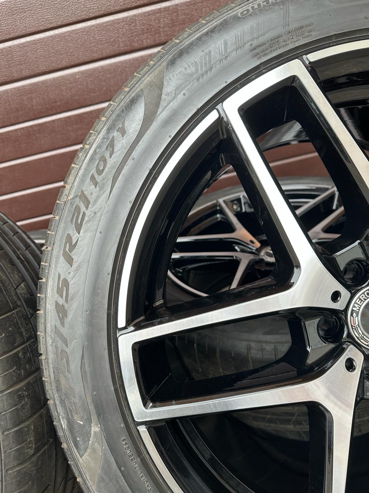 Original AMG GLE Coupe W166 Wheels with pressure sensors, Pirelli tires r21 - Image 3