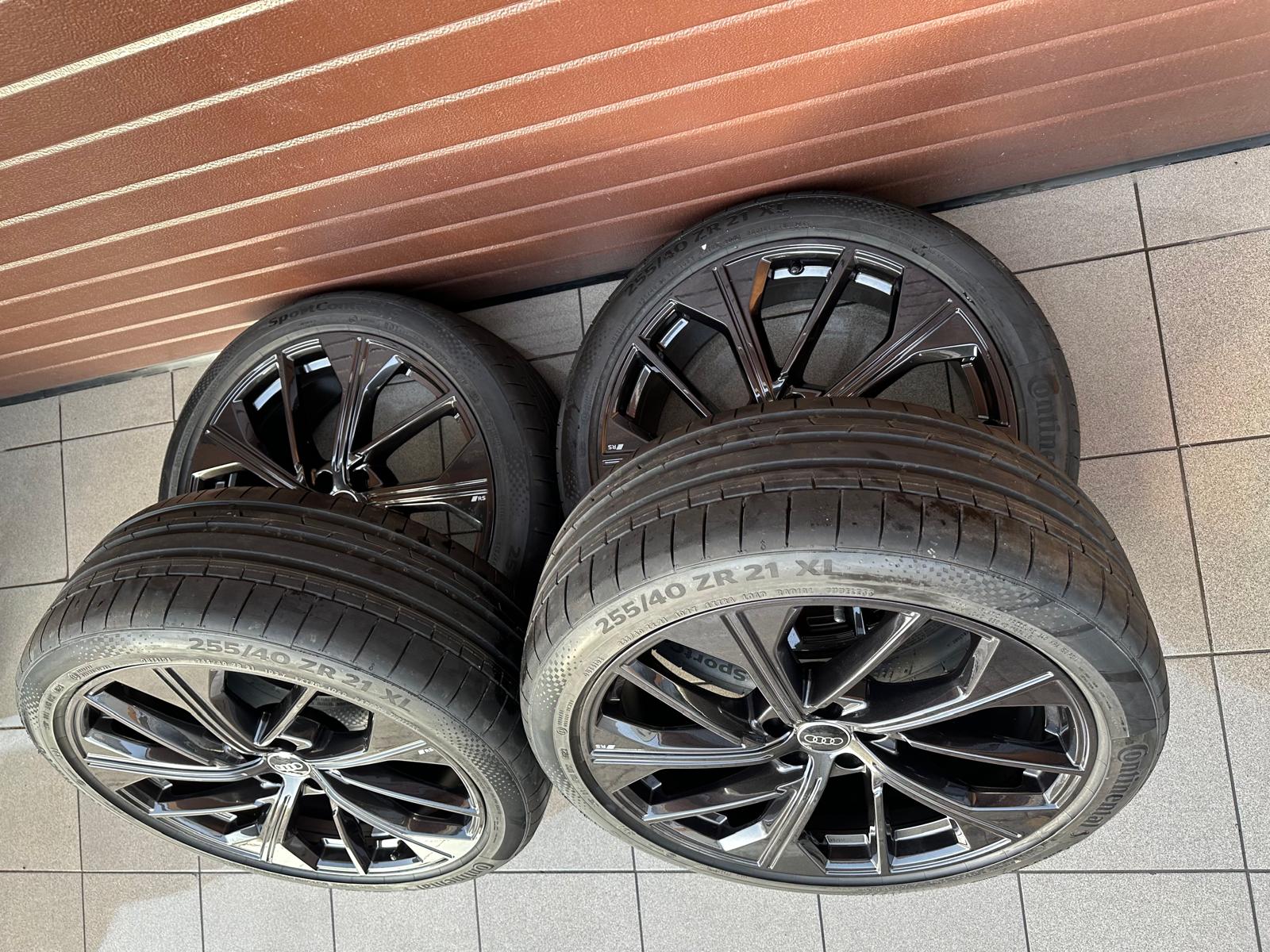 Original Q5 Sq5 Wheels with tires Pirelli 255/40r21 - Image 2