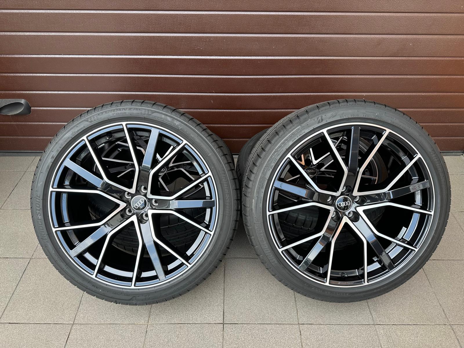 Original SQ7 Wheels with Bridgestone tires R22