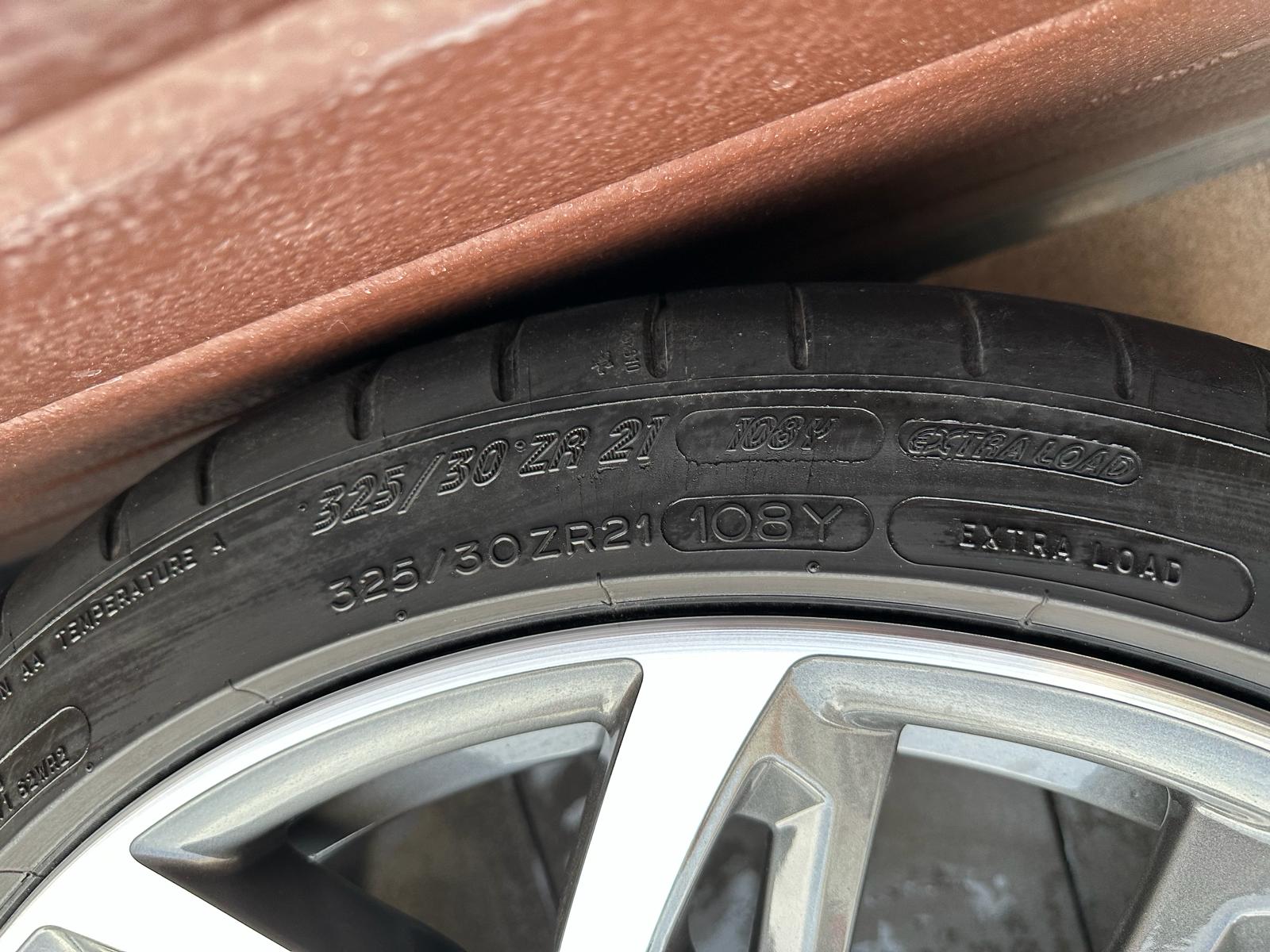 Original X5 E53 E70 F15 X6 E71 F16 M Performance Y-Speiche 375 bicolor (ferricgrey / glanzgedreht) Wheels with Michelin set r21 - Image 4