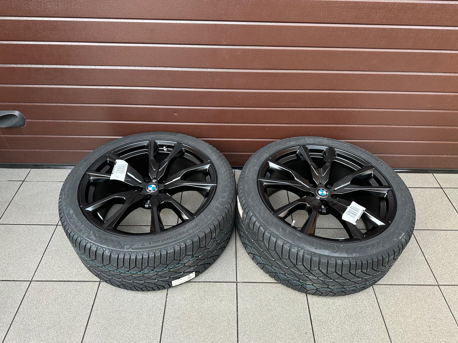 Original Winter G07 X7 Lci M Performance Double-Spoke 755 M Jet Black matt, Wheels with pressure sensors, Continental tires r22 - Image 5