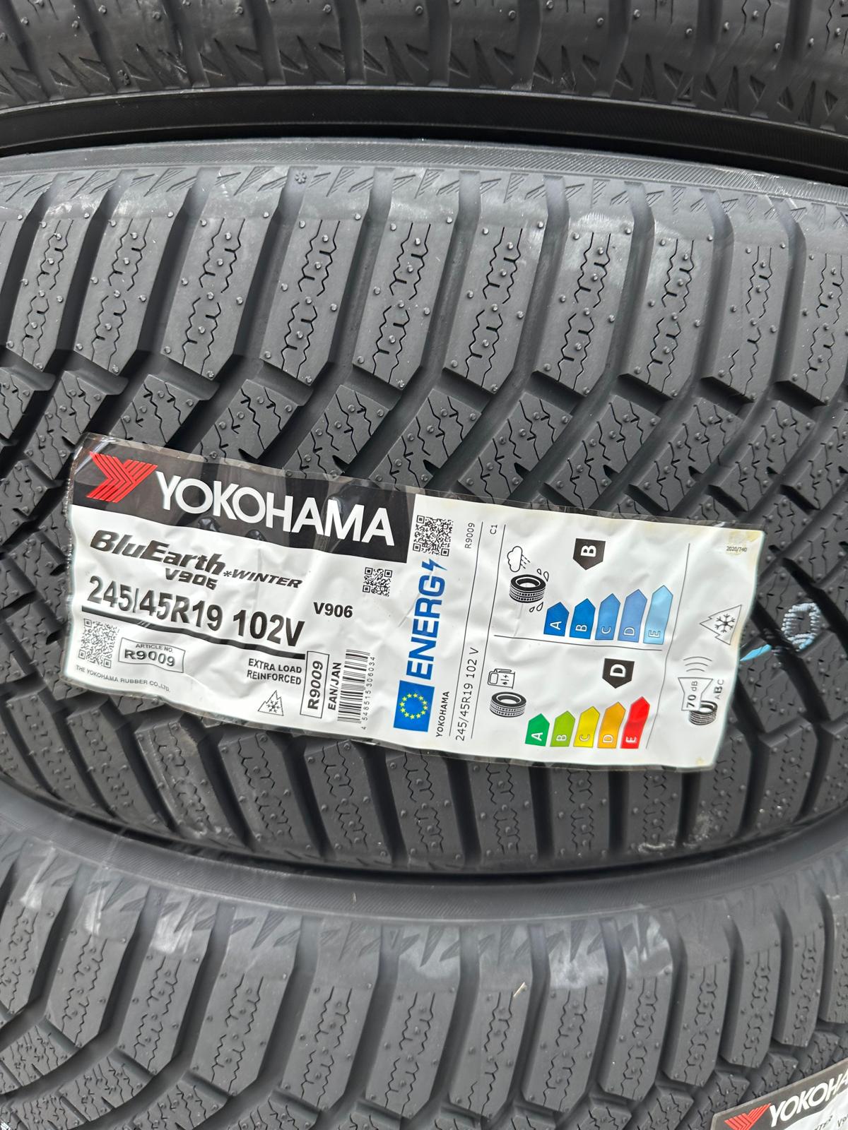 245/45r19 Yokohama winter tires set - Image 2