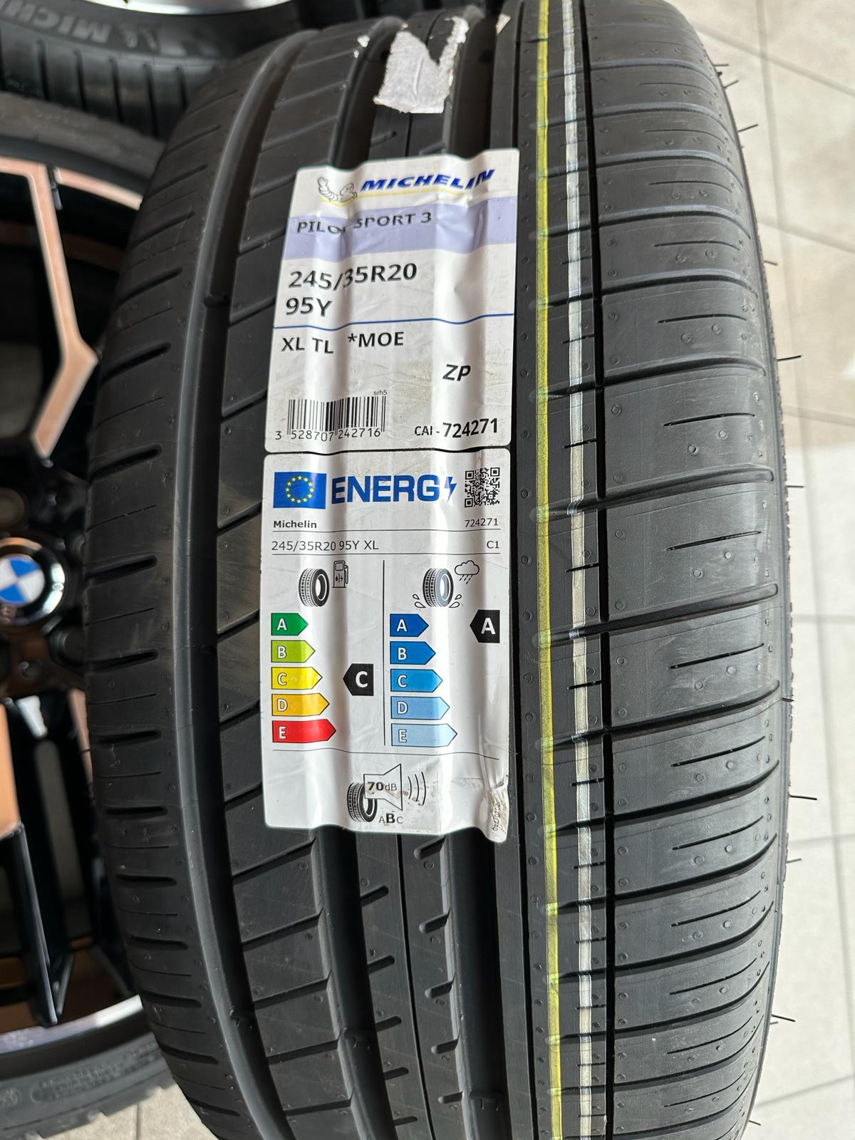 Original G14 G15 G16 G30 G31 Styling 894 M Y-Spoke Wheels with pressure sensors, Michelin tires r20 - Image 4