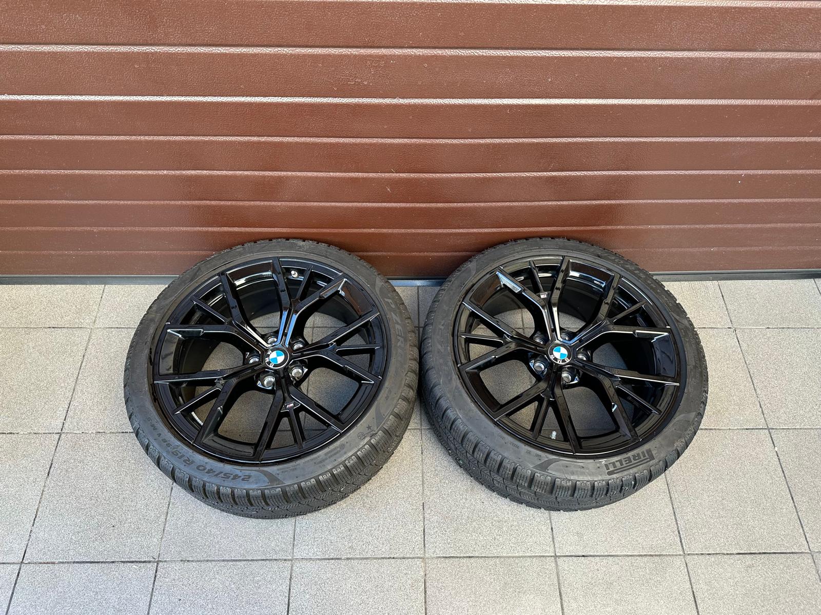 Original G30 G31 Lci M Y-Spoke 845 jet black Wheels With pressure sensors, Pirelli winter tires r19 - Image 5