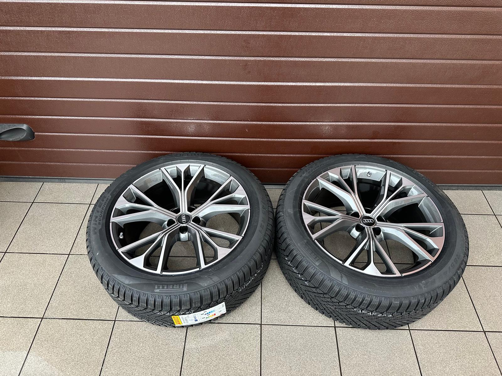 Original Q8 SQ8 Wheels with pressure sensors, Winter tires Pirelli set r21 - Image 6