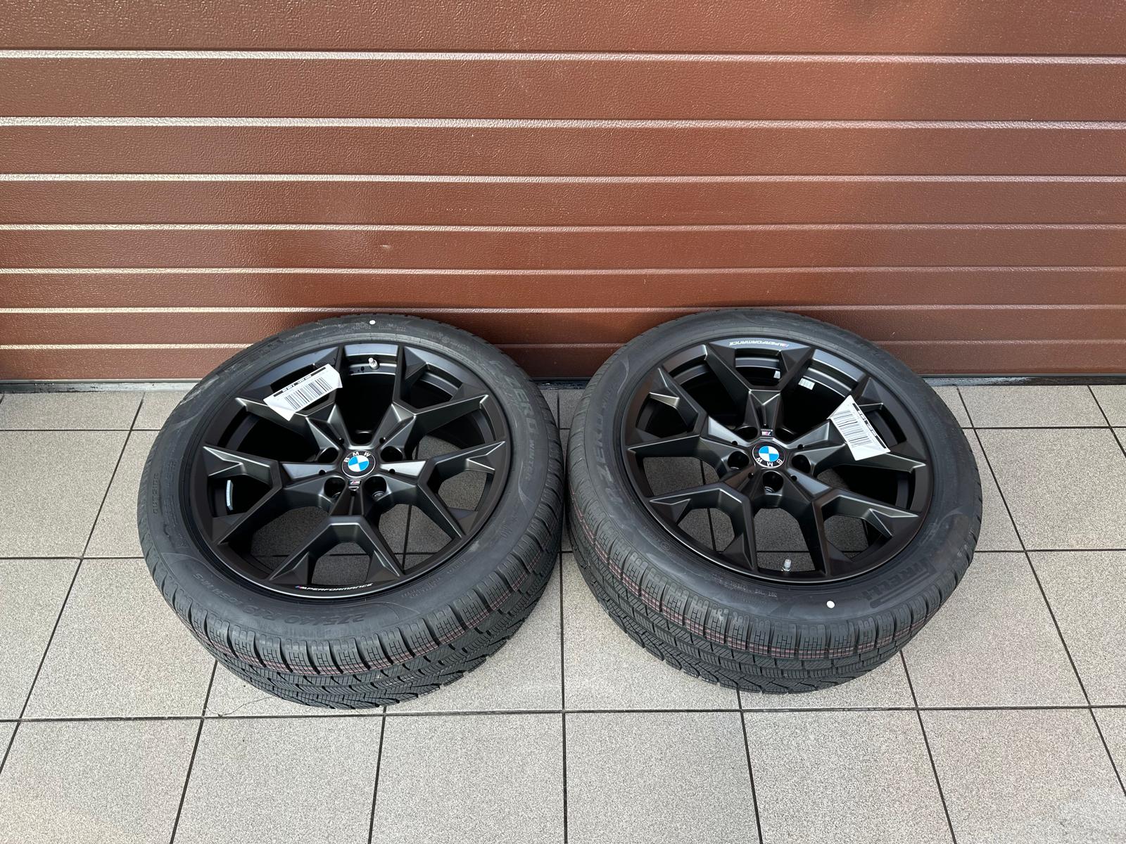 Original G60 G61 i5 M Performance Y-Spoke 942M jet black matt Wheels with pressure sensors, Pirelli r19 - Image 6