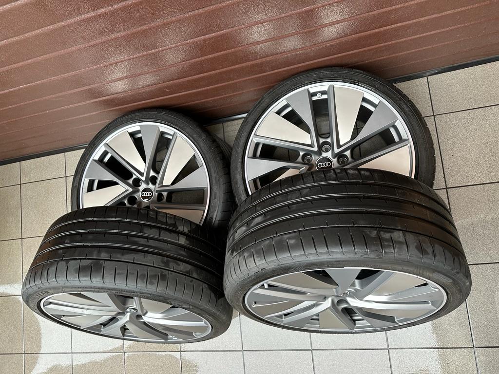 Original RS e-tron GT Wheels with pressure sensors, summer tires Good Year r21 - Image 2