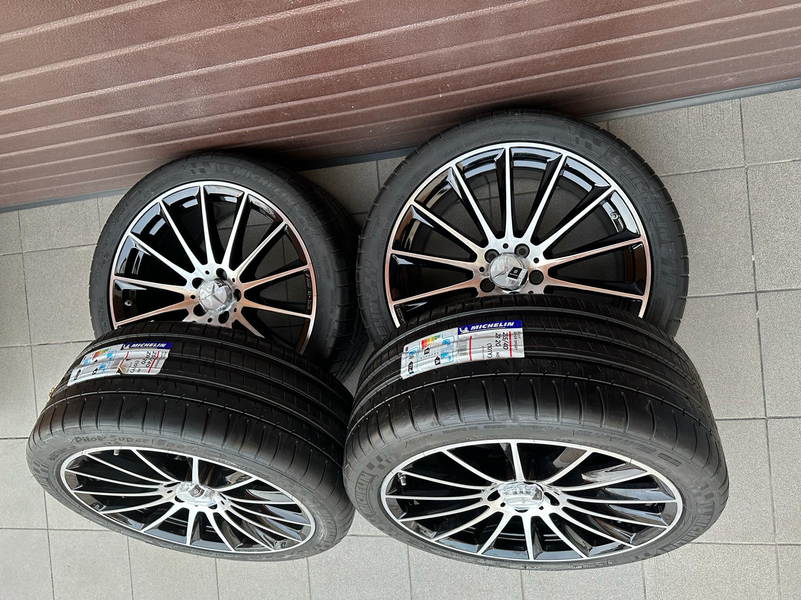 Original W223 Amg S Class Wheels with pressure sensors, Michelin summer tires r20 - Image 2