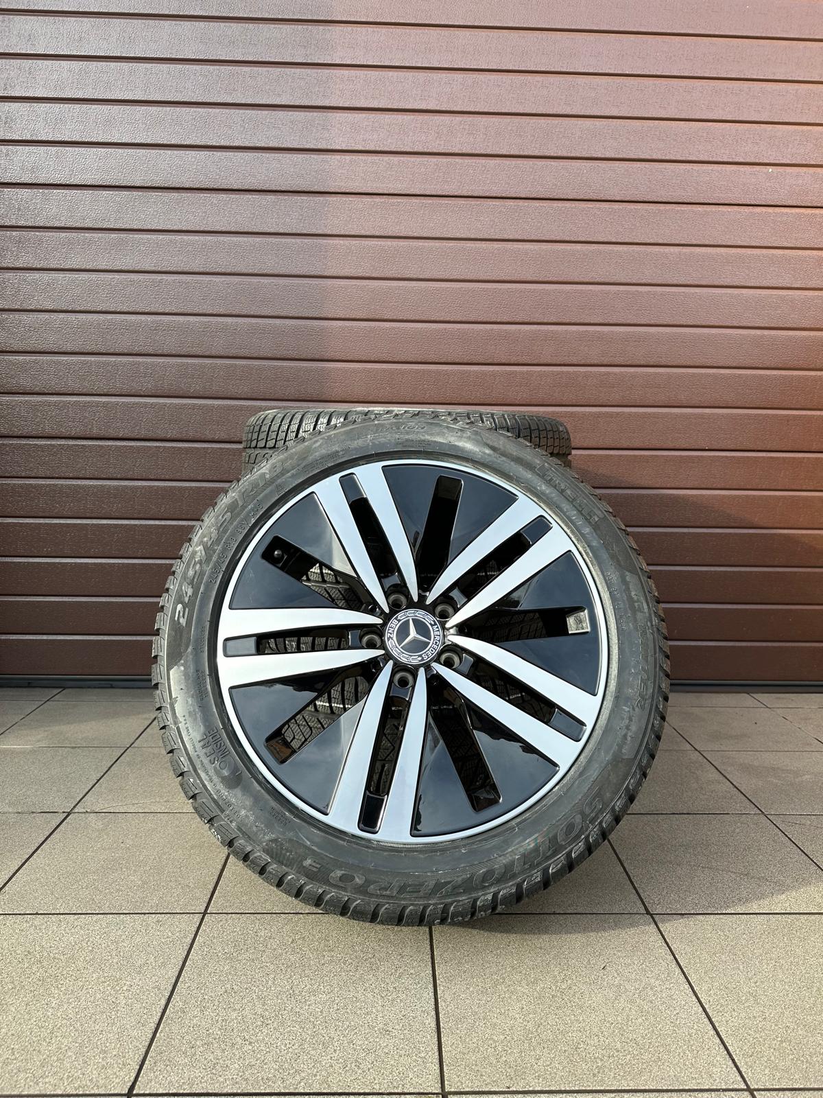 Original New rims A222 fits W213 with Pirelli winter tires r18 set