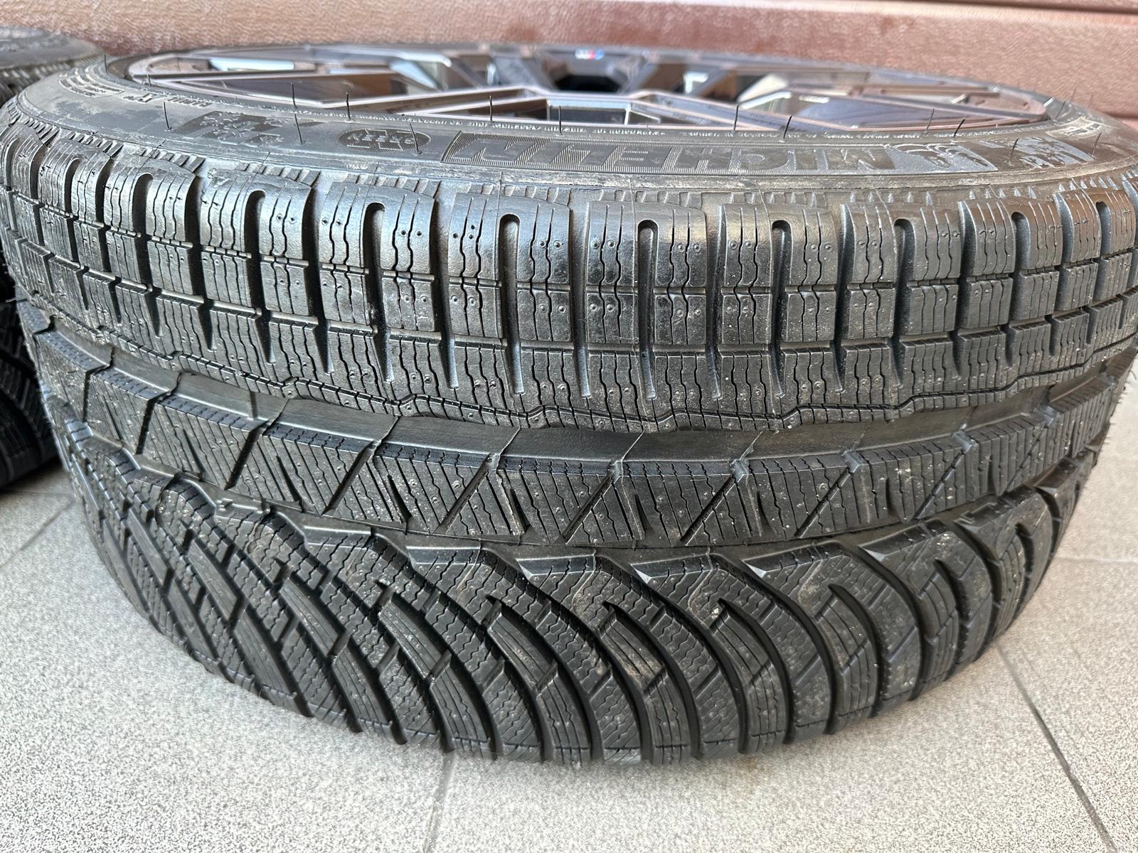 Original G60 G61 M Aerodynamic 939 bicolor (midnight grey / polished) Wheels with pressure sensors, winter tires Michelin r20 - Image 7