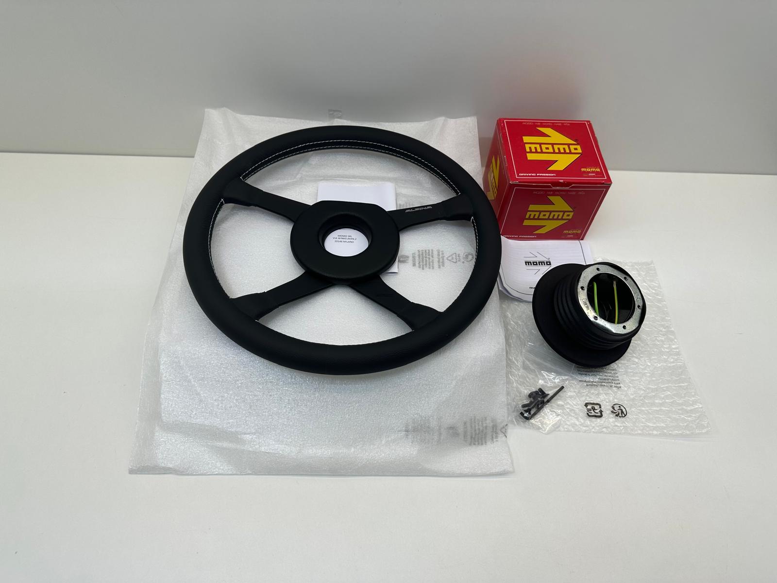 Original Alpina MOMO Steering Wheel with all the transitions E9 E3 E12 E21 E24 E23 E28 E31 E36 - Image 3
