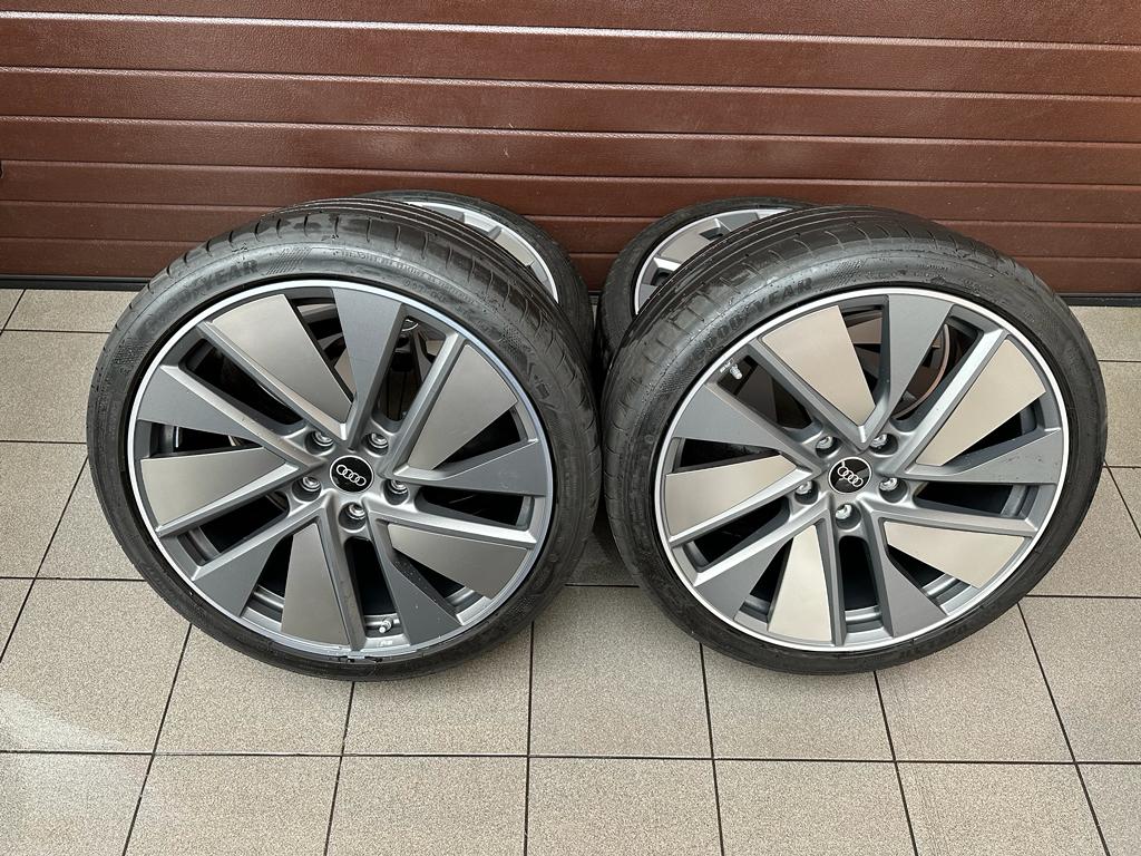 Original RS e-tron GT Wheels with pressure sensors, summer tires Good Year r21