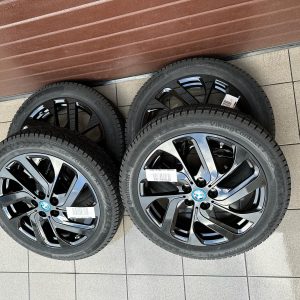 Original i3 i3s Turbinenstyling 428 jetblack Wheels with Pressure Sensors for Continental winter r19