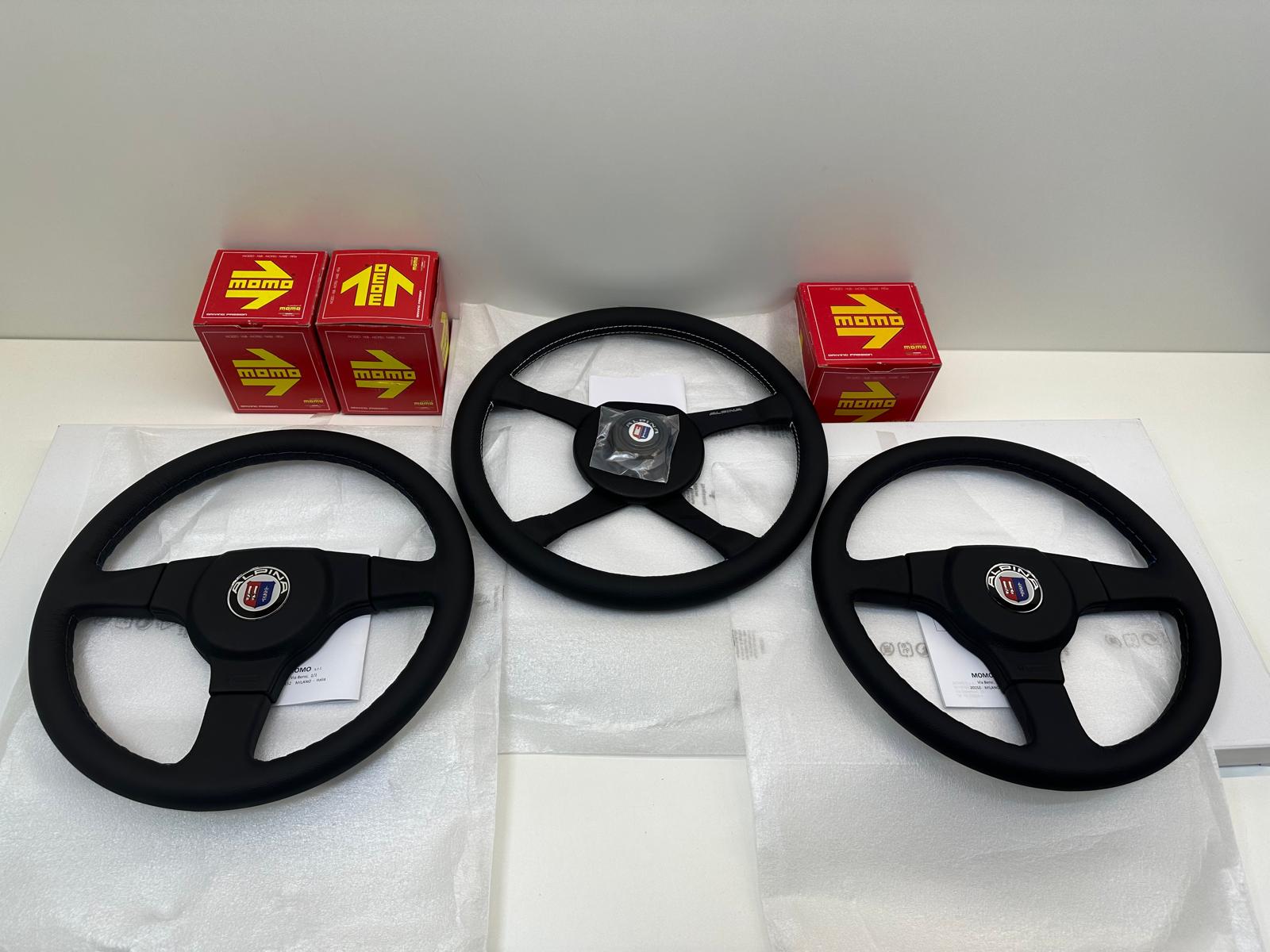 Original Alpina MOMO Steering Wheel with all the transitions E9 E3 E12 E21 E24 E23 E28 E31 E36