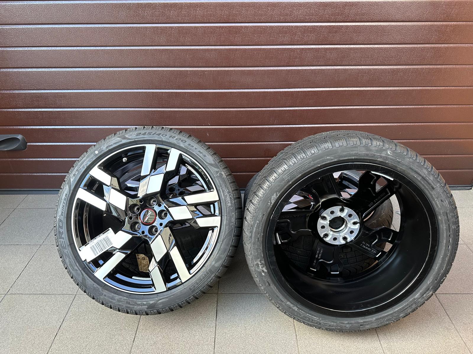 Original Mini Countryman U25 Jcw Flag Spoke 949 bicolor (jet black uni) Wheels with pressure sensors, Pirelli winter tires r20 - Image 7