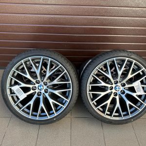 Original G30 G31 Cross Spoke 636 Wheels with pressure sensors, Good Year tires r20