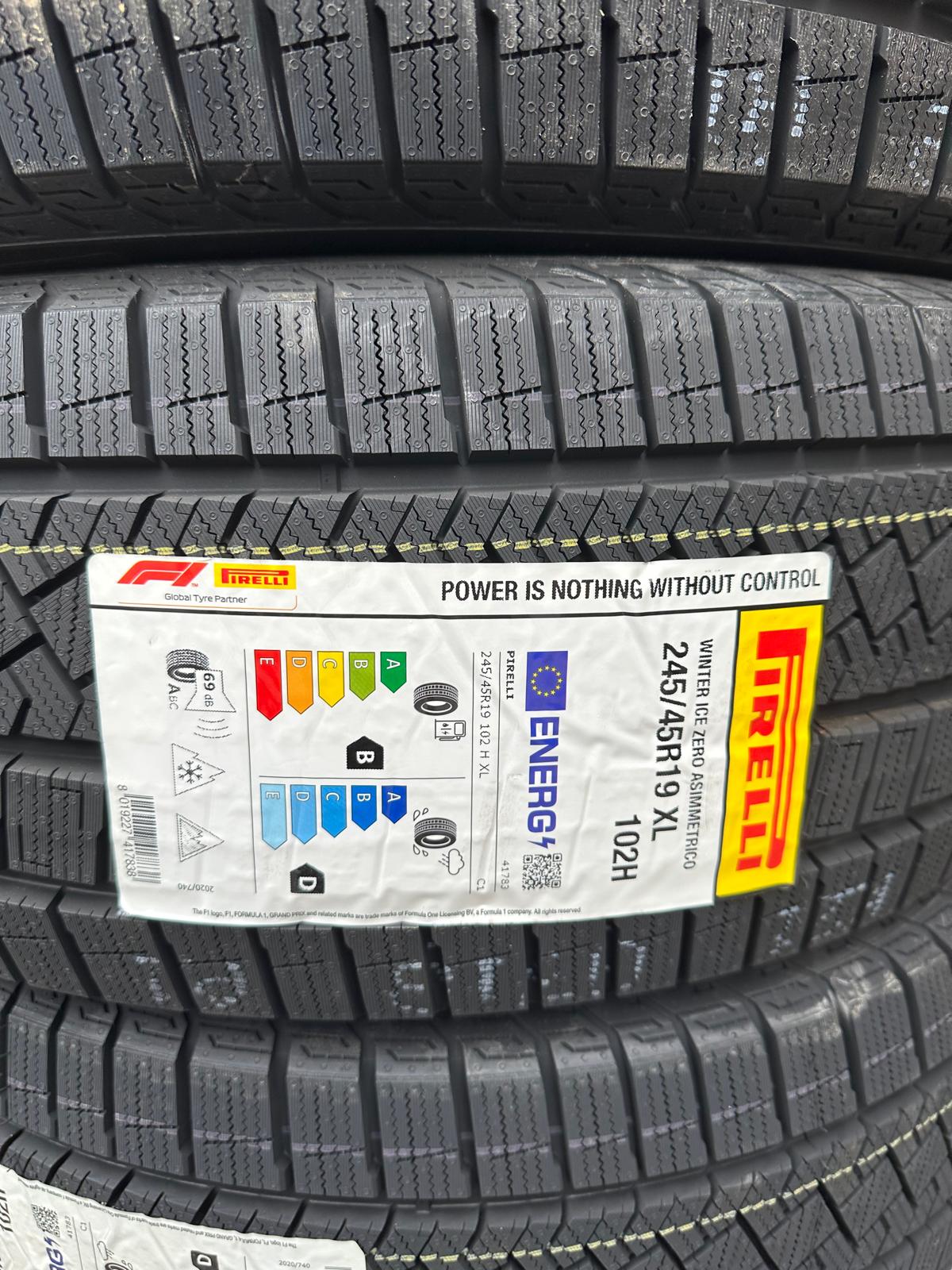 245/45r19 Pirelli winter tires set - Image 2