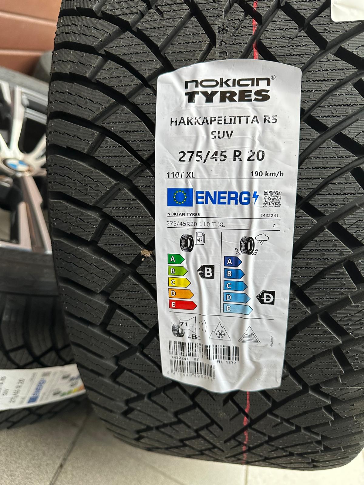 Original winter X5 G05 X6 G06 M Style 740 Wheels with pressure sensors, tires Nokian r20 - Image 6