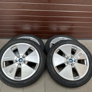 Original i3 I01 i3S Style 427 Wheels with pressure sensors, Continental winter tires set r19